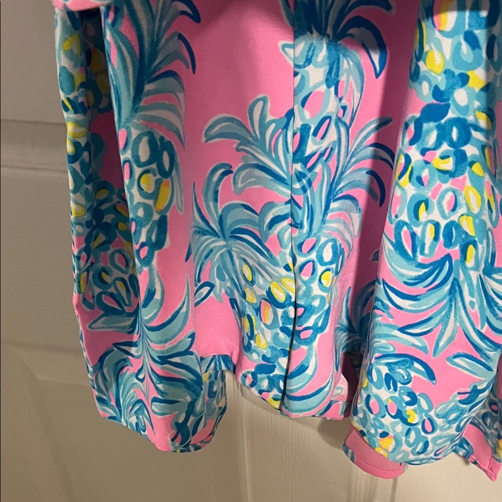 Lilly Pulitzer Pink and Blue Patterned Romper - Picture 5 of 5